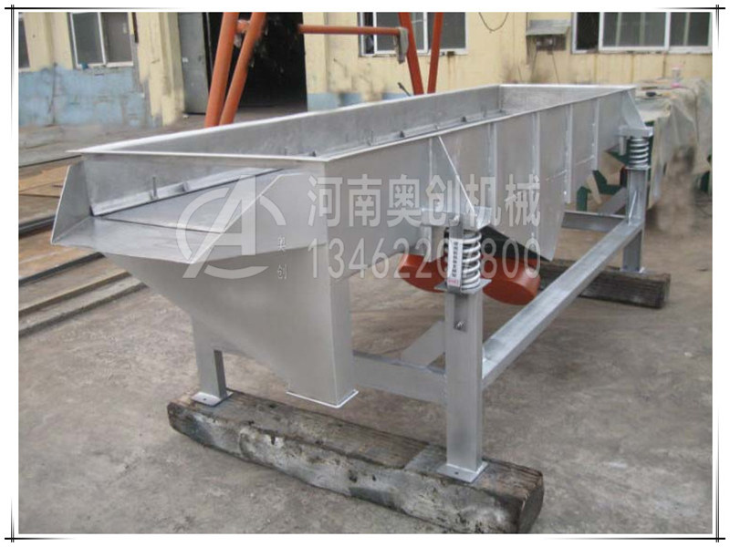 重晶石粉多层分级直线筛选机筛子的零部件磨损严重或损坏