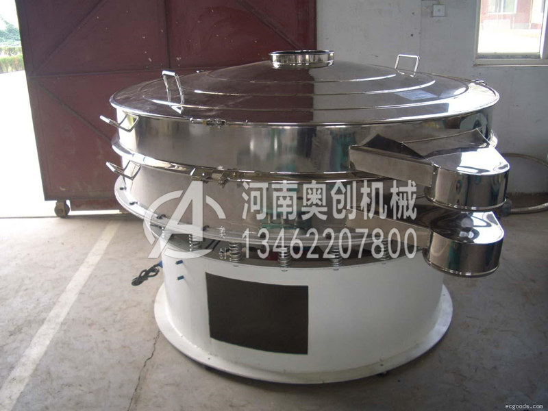 化工原料颗粒粉末除杂专用圆形振筛的安装和调试