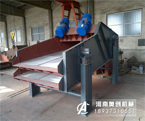 牛粪振动脱水筛机