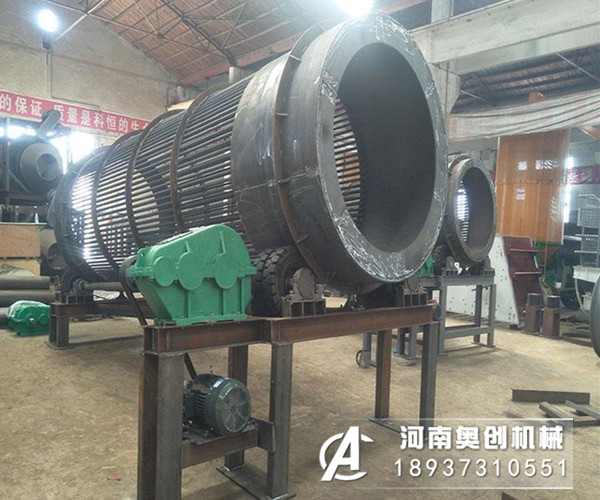 大型无轴滚筒筛安装调试使用维修的注意事项