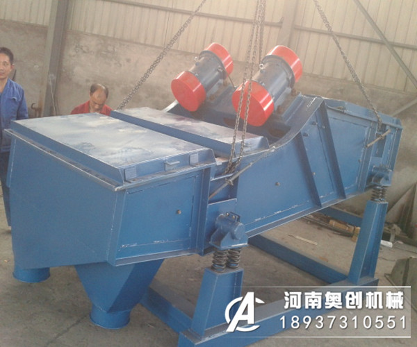 直线振动筛的电机的安装位置可以安装到哪里的