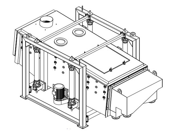 金刚砂方形摇摆筛