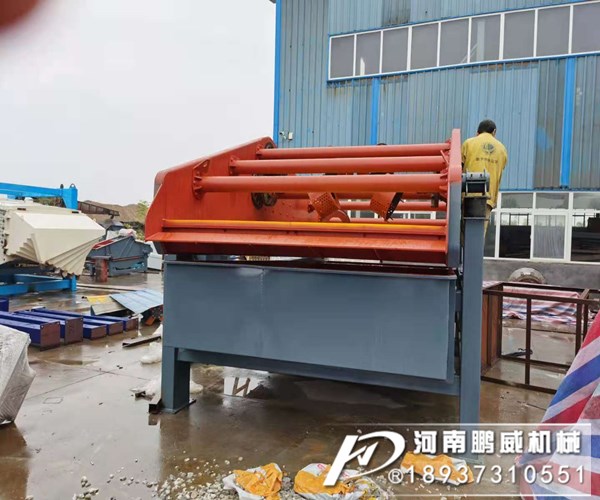 振动脱水筛不出料两边摆动大是不是电机频率不一样？