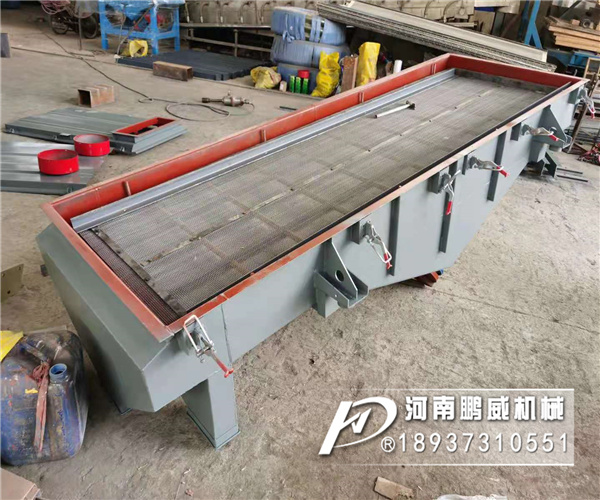 烘干砂直线振动筛筛网是怎么样固定的?