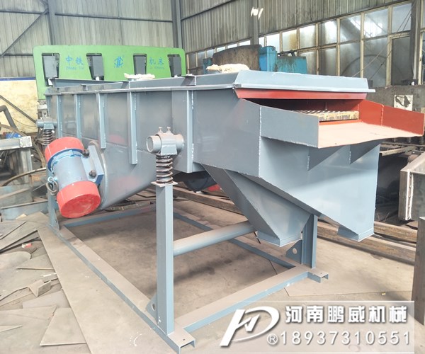 直线振动筛工作原理及外形结构图