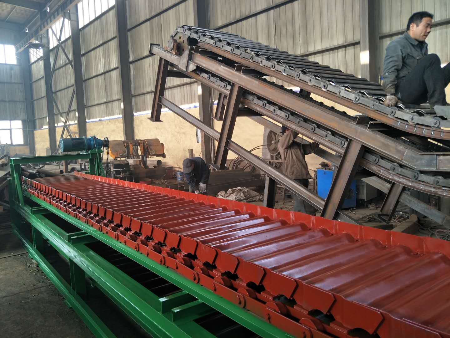 鳞板输送机铸造行业