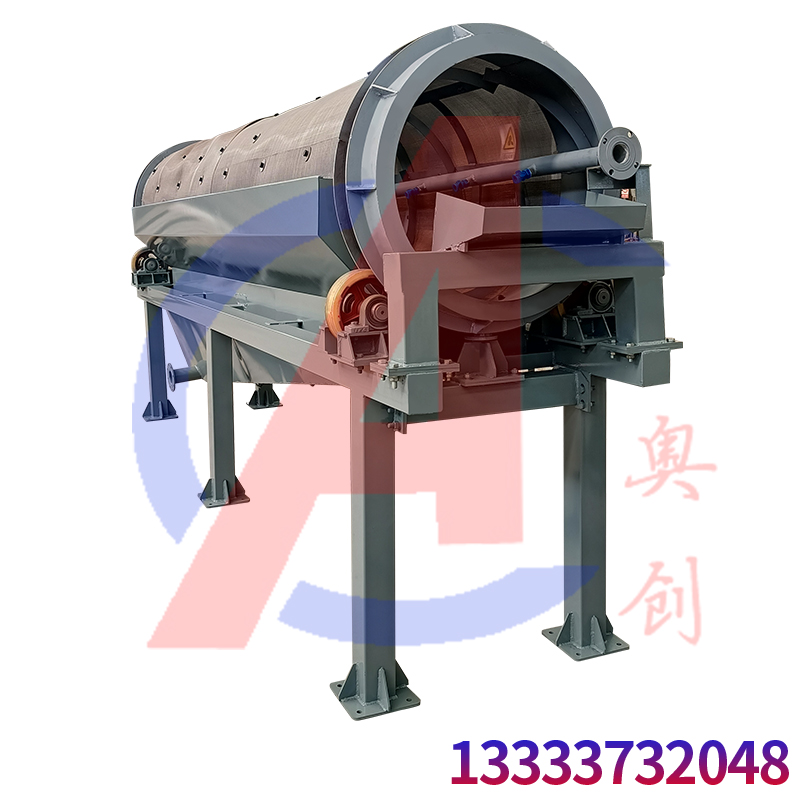 滚筒筛对砂石水洗的筛分应用