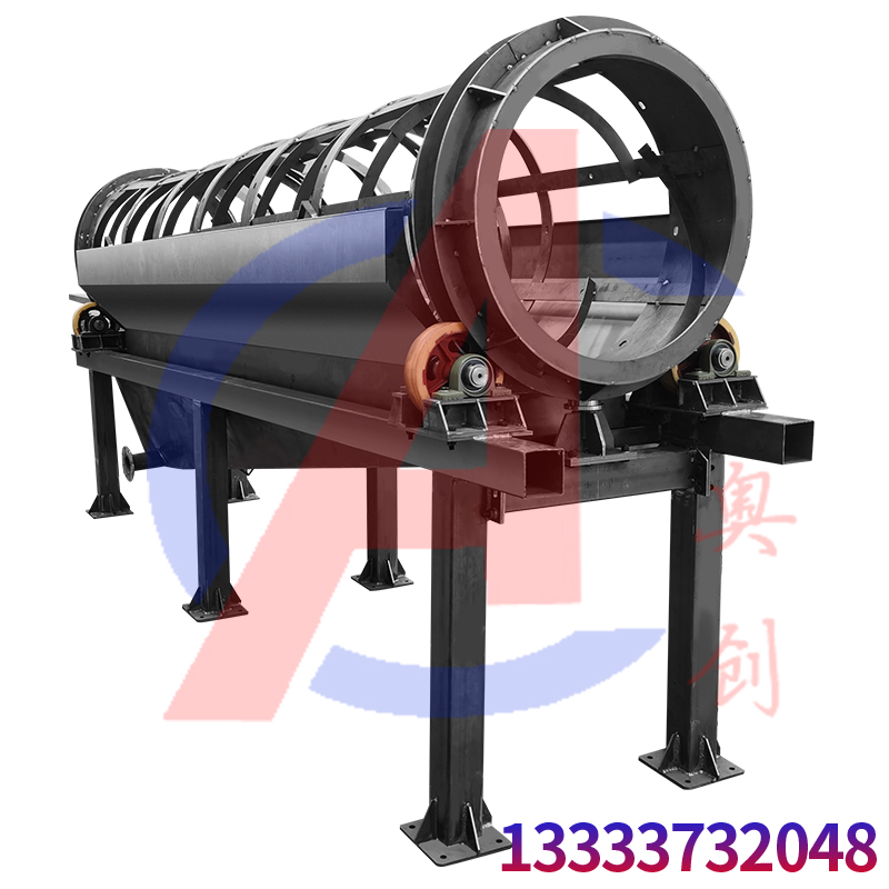 滚筒筛对砂石水洗的筛分应用