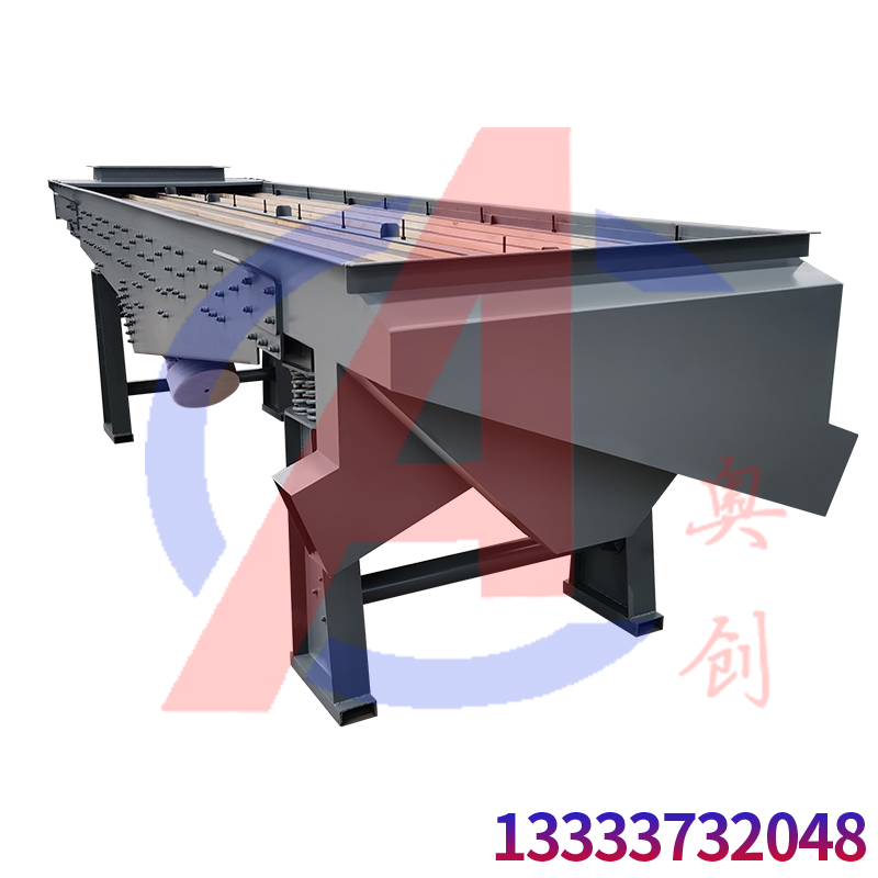 加厚碳钢木筛框直线振动筛